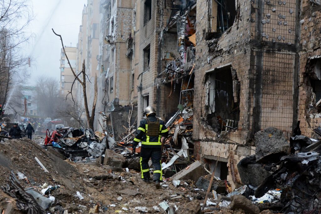 Russia Launches Massive Drone Strikes