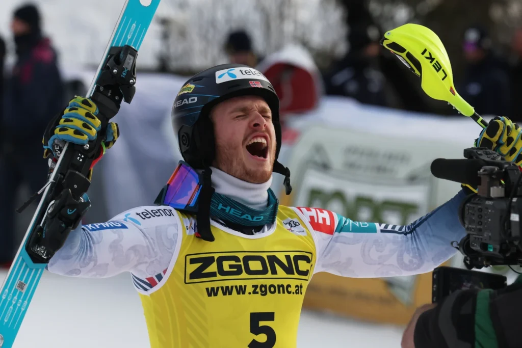 Atle Lie McGrath Wins World Cup Slalom